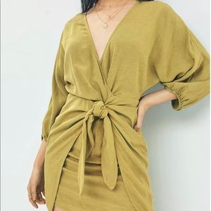 NEW green Anthropologie dress